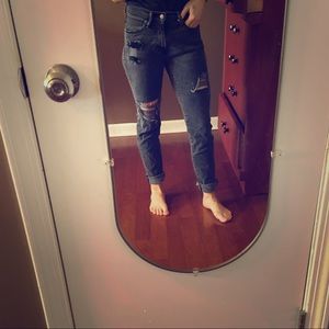 Abercrombie and Fitch distressed jeans
